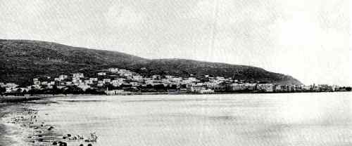 חיפה כולה היתה  בשטח 440 מטרים על 190 מטר בשנת 1877